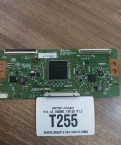 6870C-0584B, 6871L-4710B, V16_43_49UHD_TM120_V1.0, LG 43UH610V-ZB, T CON Board, LC430DGE-F1M2