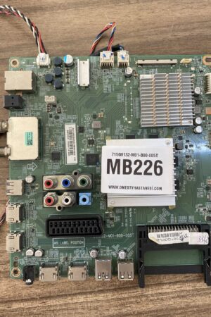 715G8132-M01-B00-005T, CBPRF8OBA6CT, 703TQGPL080, G0A02B07T, PHILIPS 43PUS6201/12, Main Board, Ana Kart, TPT430U3-EQYSHM.G